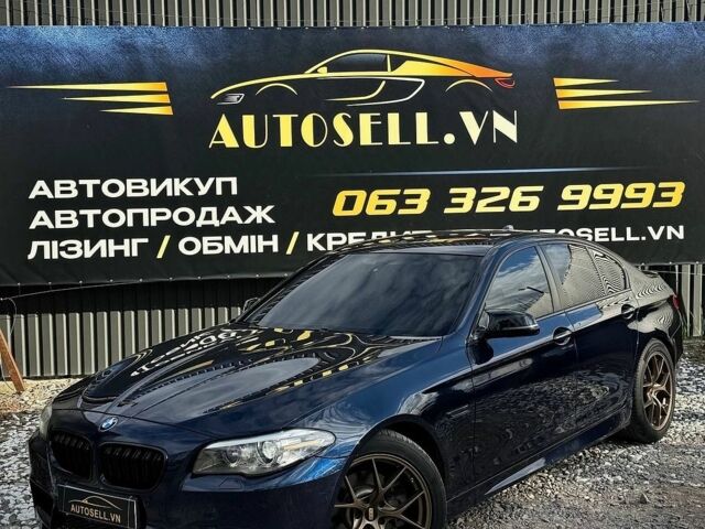 Синий БМВ 5 Серия, объемом двигателя 2 л и пробегом 220 тыс. км за 13800 $, фото 1 на Automoto.ua