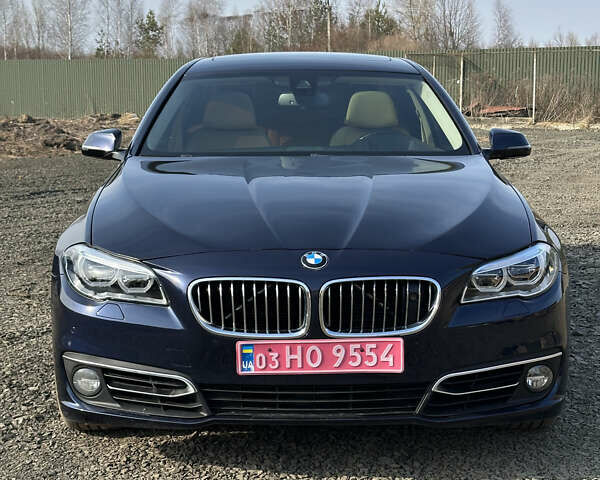 Синий БМВ 5 Серия, объемом двигателя 3 л и пробегом 204 тыс. км за 19999 $, фото 1 на Automoto.ua