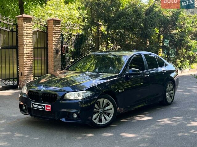 Синий БМВ 5 Серия, объемом двигателя 2 л и пробегом 162 тыс. км за 14990 $, фото 1 на Automoto.ua