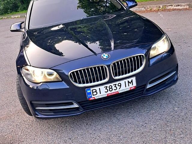 Синий БМВ 5 Серия, объемом двигателя 2 л и пробегом 245 тыс. км за 19900 $, фото 1 на Automoto.ua