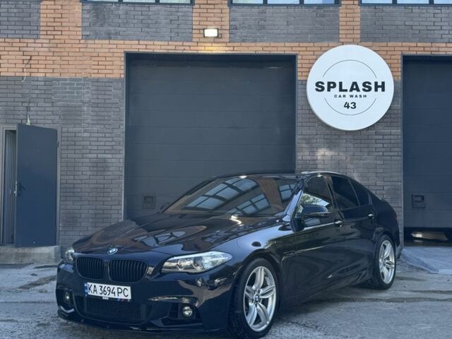 Синий БМВ 5 Серия, объемом двигателя 3 л и пробегом 94 тыс. км за 25499 $, фото 1 на Automoto.ua