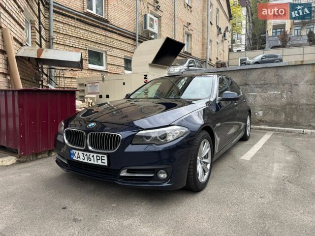 Синій БМВ 5 Серія, об'ємом двигуна 2 л та пробігом 98 тис. км за 16900 $, фото 1 на Automoto.ua