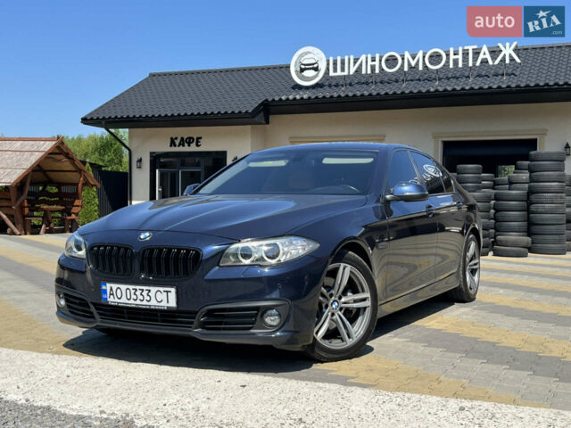 Синій БМВ 5 Серія, об'ємом двигуна 2 л та пробігом 149 тис. км за 16900 $, фото 1 на Automoto.ua