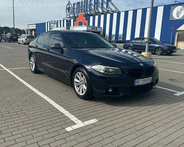 Синій БМВ 5 Серія, об'ємом двигуна 2 л та пробігом 133 тис. км за 15250 $, фото 1 на Automoto.ua