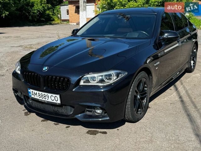 Синій БМВ 5 Серія, об'ємом двигуна 2 л та пробігом 200 тис. км за 20800 $, фото 1 на Automoto.ua