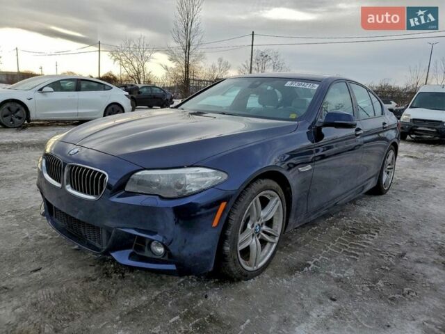 Синий БМВ 5 Серия, объемом двигателя 2 л и пробегом 162 тыс. км за 3500 $, фото 1 на Automoto.ua