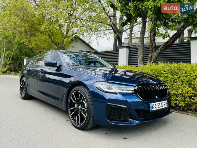 Синий БМВ 5 Серия, объемом двигателя 3 л и пробегом 169 тыс. км за 35900 $, фото 1 на Automoto.ua