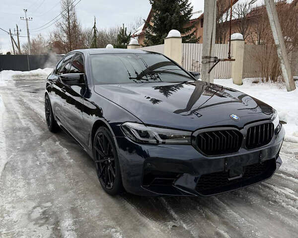 Синий БМВ 5 Серия, объемом двигателя 3 л и пробегом 160 тыс. км за 32000 $, фото 1 на Automoto.ua