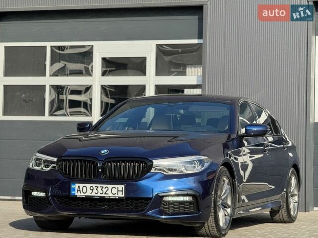 Синій БМВ 5 Серія, об'ємом двигуна 3 л та пробігом 104 тис. км за 36000 $, фото 1 на Automoto.ua
