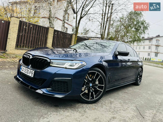 Синій БМВ 5 Серія, об'ємом двигуна 3 л та пробігом 170 тис. км за 37700 $, фото 1 на Automoto.ua