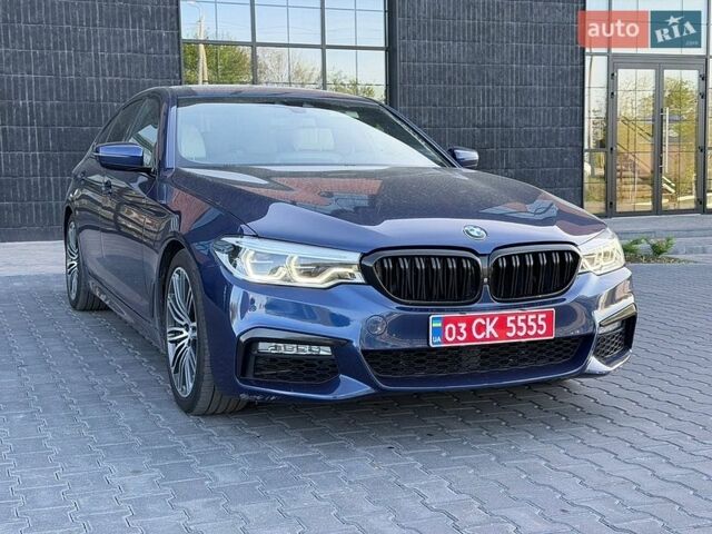 Синий БМВ 5 Серия, объемом двигателя 3 л и пробегом 117 тыс. км за 33500 $, фото 1 на Automoto.ua