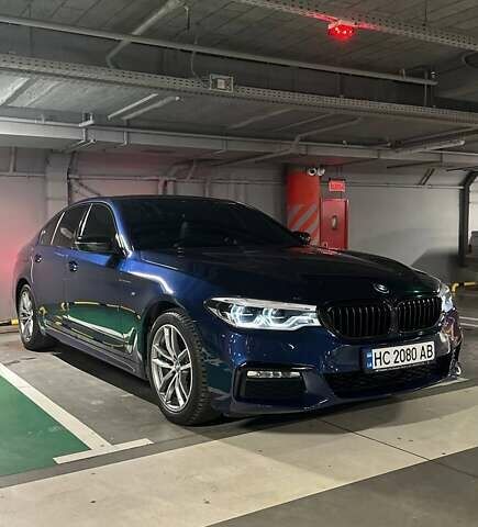 Синій БМВ 5 Серія, об'ємом двигуна 2 л та пробігом 164 тис. км за 30500 $, фото 1 на Automoto.ua