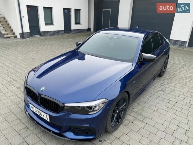 Синий БМВ 5 Серия, объемом двигателя 3 л и пробегом 242 тыс. км за 31700 $, фото 1 на Automoto.ua