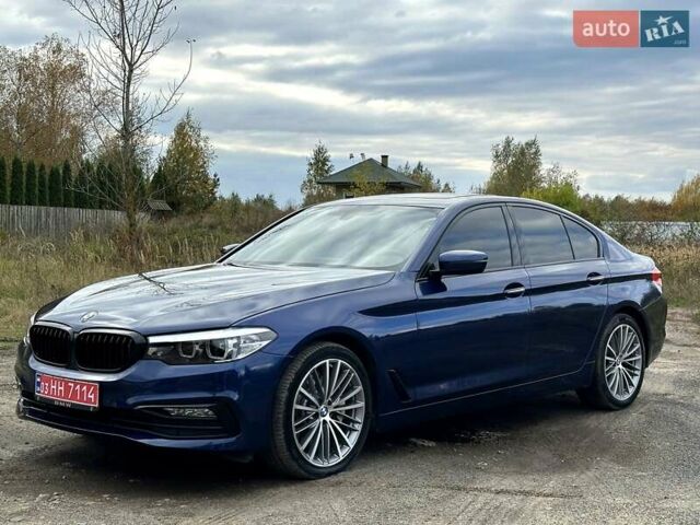 Синий БМВ 5 Серия, объемом двигателя 2 л и пробегом 219 тыс. км за 21999 $, фото 1 на Automoto.ua