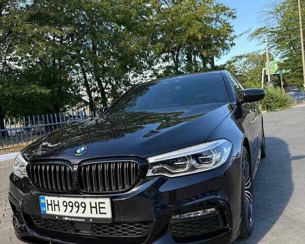 Синій БМВ 5 Серія, об'ємом двигуна 2.99 л та пробігом 162 тис. км за 36999 $, фото 1 на Automoto.ua