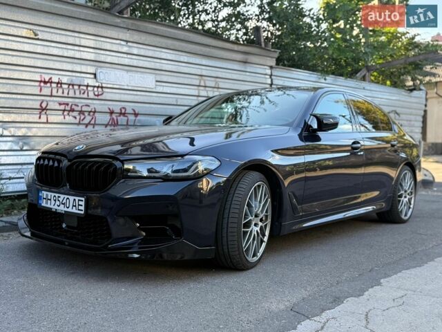 Синій БМВ 5 Серія, об'ємом двигуна 3 л та пробігом 143 тис. км за 29990 $, фото 1 на Automoto.ua