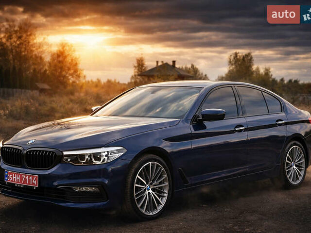 Синій БМВ 5 Серія, об'ємом двигуна 2 л та пробігом 219 тис. км за 24812 $, фото 1 на Automoto.ua