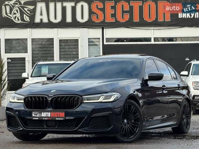 Синій БМВ 5 Серія, об'ємом двигуна 3 л та пробігом 138 тис. км за 37000 $, фото 1 на Automoto.ua