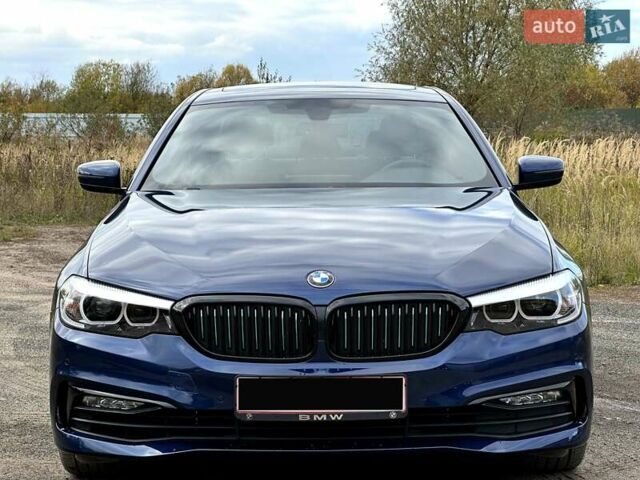 Синий БМВ 5 Серия, объемом двигателя 2 л и пробегом 219 тыс. км за 22900 $, фото 1 на Automoto.ua