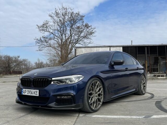 Синий БМВ 5 Серия, объемом двигателя 3 л и пробегом 84 тыс. км за 29999 $, фото 1 на Automoto.ua