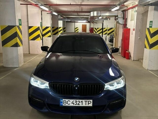 Синій БМВ 5 Серія, об'ємом двигуна 3 л та пробігом 190 тис. км за 28500 $, фото 1 на Automoto.ua