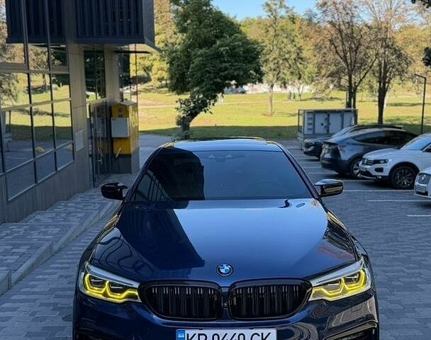 Синій БМВ 5 Серія, об'ємом двигуна 3 л та пробігом 90 тис. км за 26999 $, фото 1 на Automoto.ua