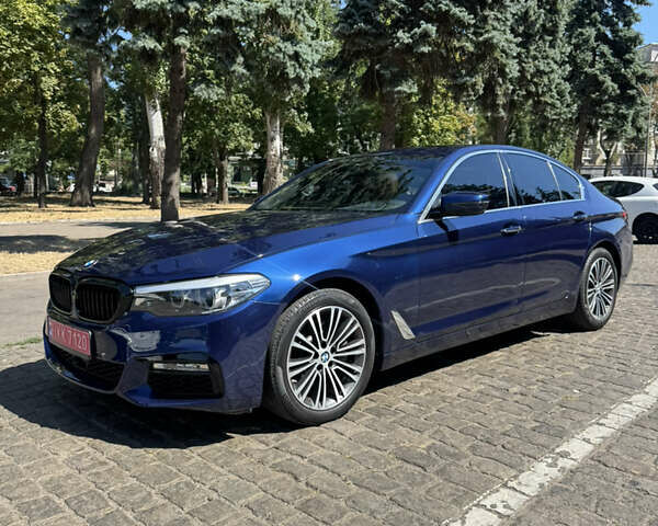 Синій БМВ 5 Серія, об'ємом двигуна 3 л та пробігом 144 тис. км за 31000 $, фото 1 на Automoto.ua