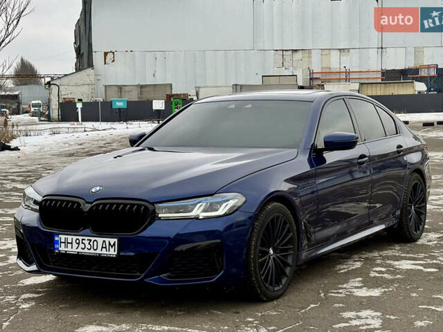 Синий БМВ 5 Серия, объемом двигателя 2 л и пробегом 160 тыс. км за 25300 $, фото 1 на Automoto.ua