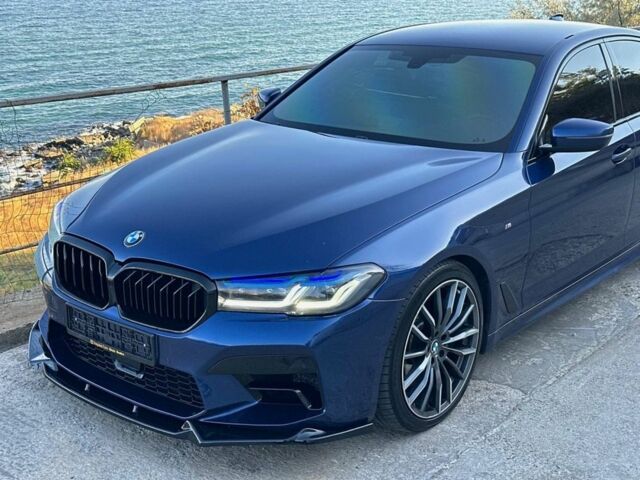 Синий БМВ 5 Серия, объемом двигателя 3 л и пробегом 155 тыс. км за 33000 $, фото 1 на Automoto.ua