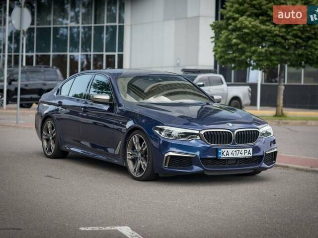 Синий БМВ 5 Серия, объемом двигателя 3 л и пробегом 84 тыс. км за 49999 $, фото 1 на Automoto.ua