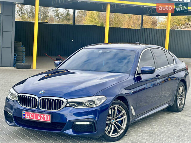 Синий БМВ 5 Серия, объемом двигателя 2.99 л и пробегом 192 тыс. км за 37500 $, фото 1 на Automoto.ua