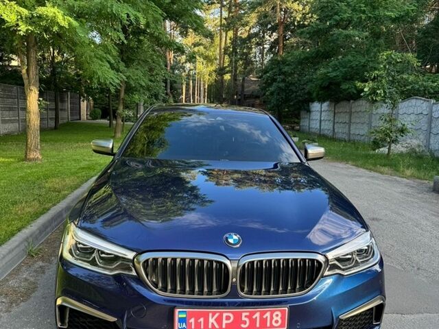 Синій БМВ 5 Серія, об'ємом двигуна 3 л та пробігом 74 тис. км за 43900 $, фото 1 на Automoto.ua