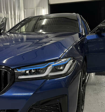 Синий БМВ 5 Серия, объемом двигателя 3 л и пробегом 118 тыс. км за 35000 $, фото 1 на Automoto.ua