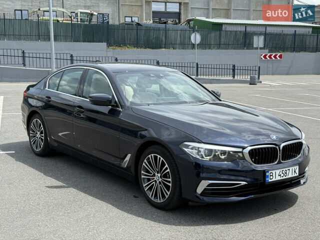 Синий БМВ 5 Серия, объемом двигателя 3 л и пробегом 81 тыс. км за 34500 $, фото 1 на Automoto.ua