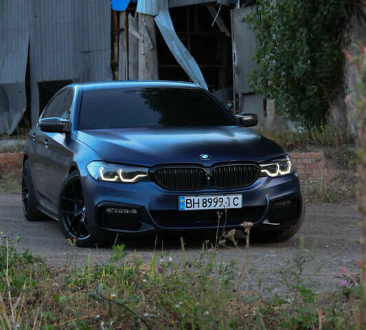 Синій БМВ 5 Серія, об'ємом двигуна 3 л та пробігом 159 тис. км за 36999 $, фото 1 на Automoto.ua