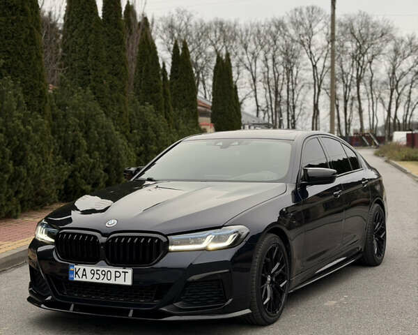 Синий БМВ 5 Серия, объемом двигателя 3 л и пробегом 120 тыс. км за 36000 $, фото 1 на Automoto.ua