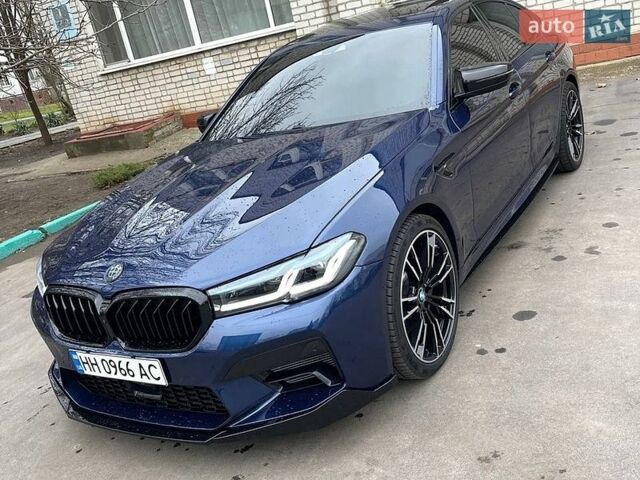 Синий БМВ 5 Серия, объемом двигателя 3 л и пробегом 106 тыс. км за 37500 $, фото 1 на Automoto.ua