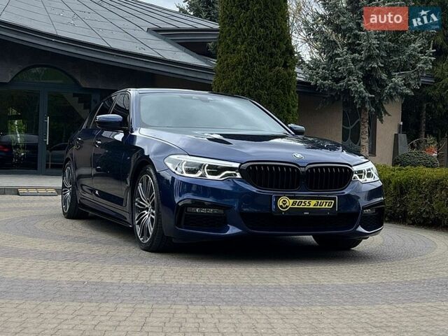 Синий БМВ 5 Серия, объемом двигателя 3 л и пробегом 153 тыс. км за 43999 $, фото 1 на Automoto.ua