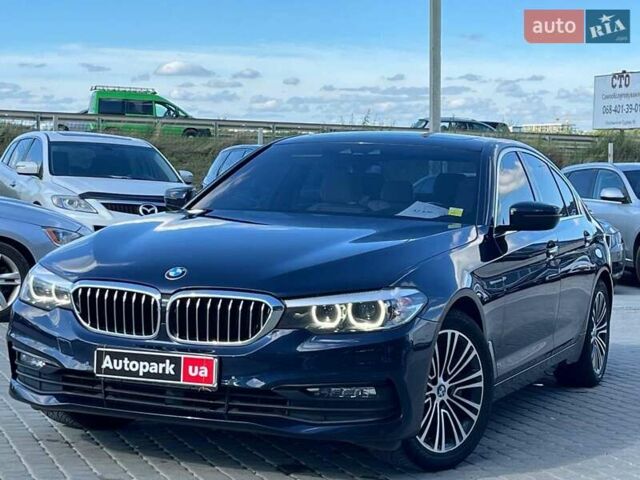 Синий БМВ 5 Серия, объемом двигателя 2 л и пробегом 63 тыс. км за 32890 $, фото 1 на Automoto.ua