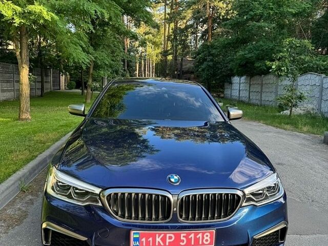 Синий БМВ 5 Серия, объемом двигателя 3 л и пробегом 74 тыс. км за 47500 $, фото 1 на Automoto.ua