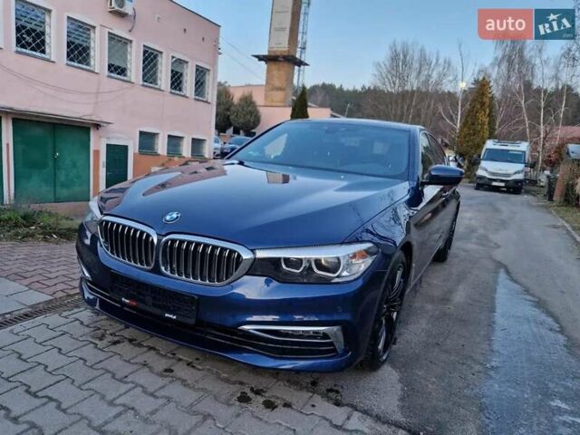 Синий БМВ 5 Серия, объемом двигателя 2 л и пробегом 94 тыс. км за 25100 $, фото 1 на Automoto.ua