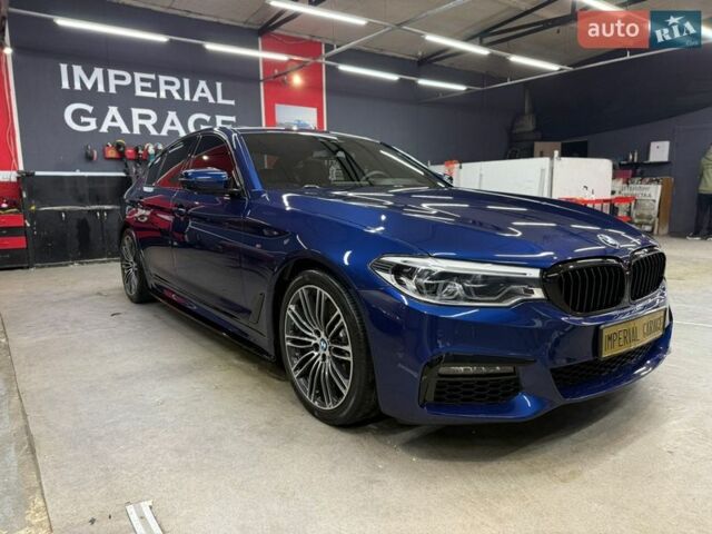 Синій БМВ 5 Серія, об'ємом двигуна 3 л та пробігом 150 тис. км за 43500 $, фото 1 на Automoto.ua