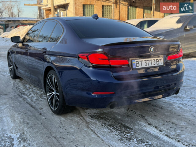 Синий БМВ 5 Серия, объемом двигателя 2 л и пробегом 82 тыс. км за 29000 $, фото 1 на Automoto.ua
