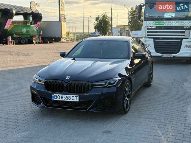 Синій БМВ 5 Серія, об'ємом двигуна 2 л та пробігом 46 тис. км за 40000 $, фото 1 на Automoto.ua