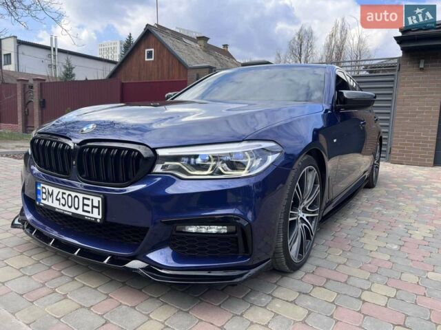 Синий БМВ 5 Серия, объемом двигателя 3 л и пробегом 97 тыс. км за 35999 $, фото 1 на Automoto.ua