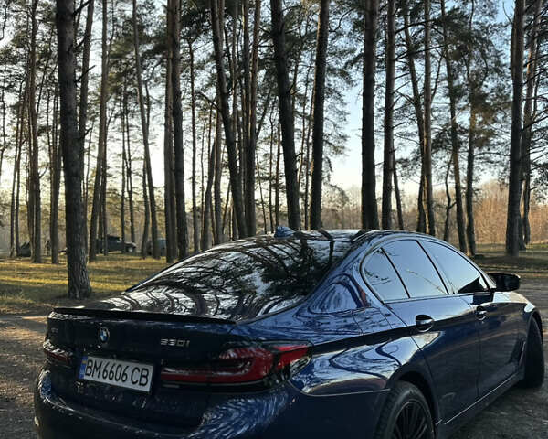 Синій БМВ 5 Серія, об'ємом двигуна 2 л та пробігом 80 тис. км за 28400 $, фото 1 на Automoto.ua