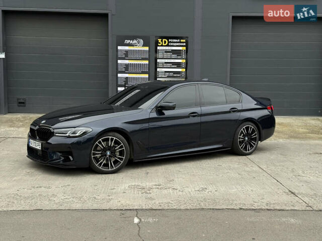 Синий БМВ 5 Серия, объемом двигателя 3 л и пробегом 140 тыс. км за 37500 $, фото 1 на Automoto.ua