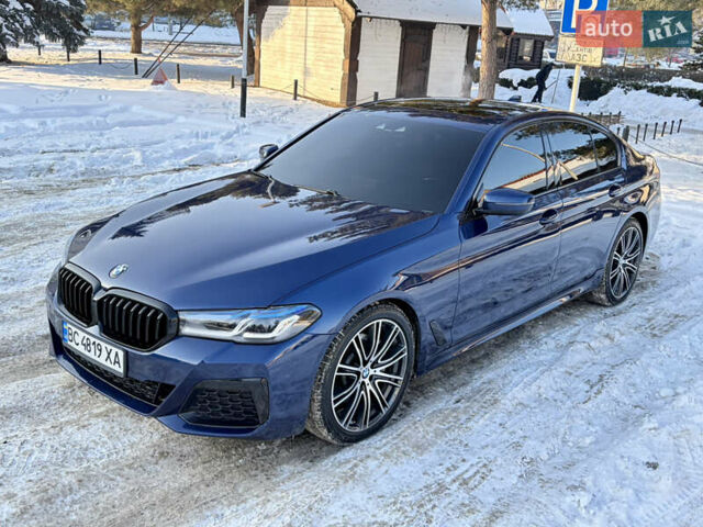 Синий БМВ 5 Серия, объемом двигателя 2 л и пробегом 92 тыс. км за 26800 $, фото 1 на Automoto.ua