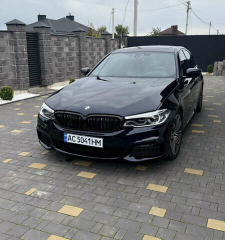 Синій БМВ 5 Серія, об'ємом двигуна 3 л та пробігом 97 тис. км за 45000 $, фото 1 на Automoto.ua