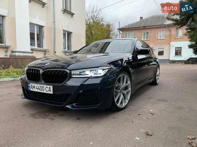 Синий БМВ 5 Серия, объемом двигателя 2 л и пробегом 82 тыс. км за 34000 $, фото 1 на Automoto.ua